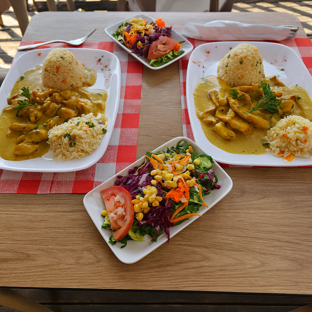 Émincé poulet curry